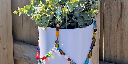 Beaded Plant Hanger 
