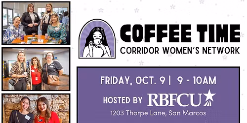 Coffee Time with the Corridor Women's Network