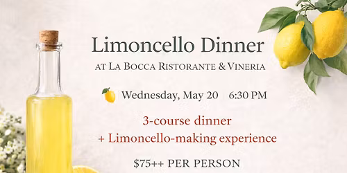 Limoncello Dinner Experience