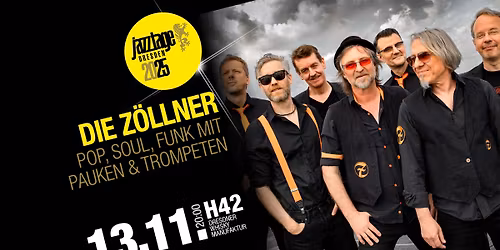 Die Z\u00f6llner | Pop, Soul, Funk mit Pauken & Trompeten