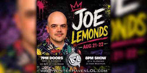 Joe Lemonds from Roast Battle League!