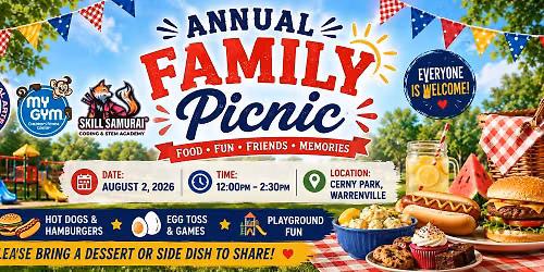 Annual Family Picnic with Eagle, My Gym, & Skill Samurai!