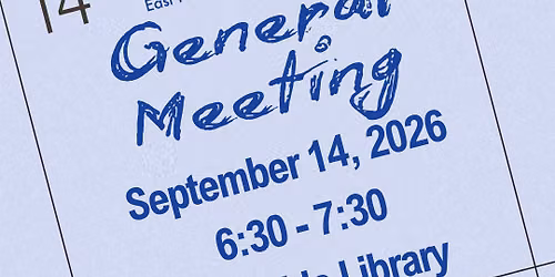 EPiC General Meeting - Newcomers Welcome!