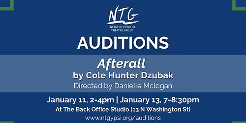 Auditions for Afterall by Cole Hunter Dzubak