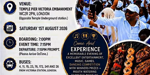 London Vibe Summer: All White Barbeque Boat Cruise