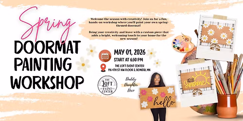Spring Doormat Painting Workshop