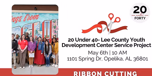 Ribbon Cutting: 20 Under 40 Service Project