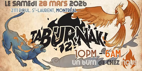 taBURNak! 12e \u00c9DITION - 28 mars 2026