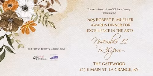 2025 Robert E. Mueller Awards Dinner for Excellence in the Arts