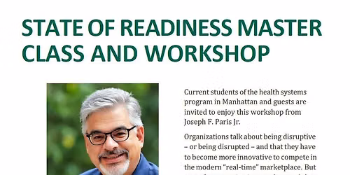 State of Readiness Masterclass and Workshop