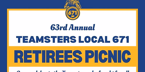 63rd Annual Teamsters Local 671 Retirees Picnic