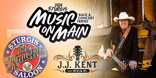 Sturgis Music on Main: JJ Kent with Aces & 8s!