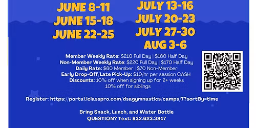 2026 DSA SUMMER FUN CAMP