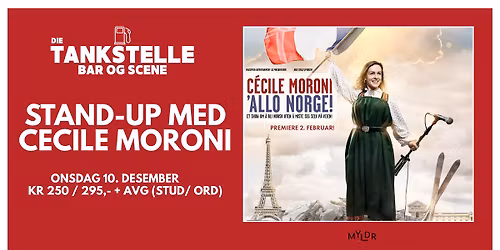 Stand-up med C\u00e8cile Moroni: `Allo Norge