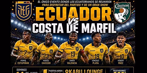Ecuador VS Costa de Marfil