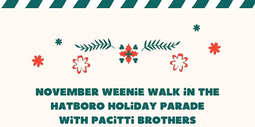 November Weenie Walk | Hatboro Holiday Parade