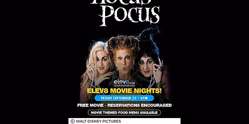 Elev8 Movie Night - Hocus Pocus