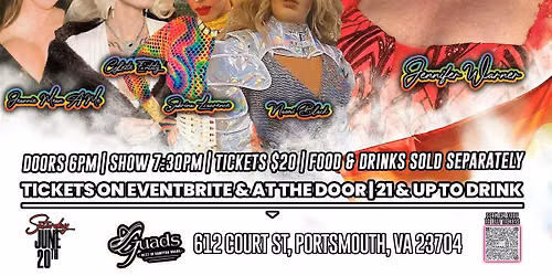 Pride Drag Dinner Show At Guads Olde Towne