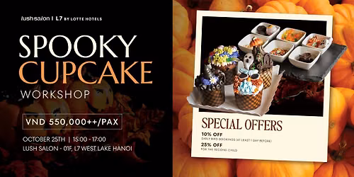 SPOOKY CUPCAKE WORKSHOP | CRAFT YOUR HALLOWEEN WONDERS