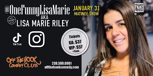 Comedian One Funny Lisa Marie -The Stand By Me Tour Live in Naples, Florida!