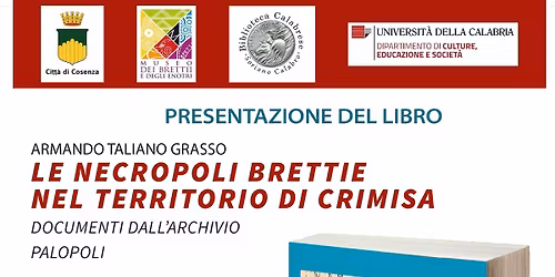 Presentazione del libro "Le necropoli brettie nel territorio di Crimisa"