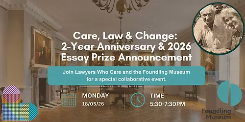 Care, Law & Change: 2-Year Anniversary & 2026 Essay Prize Announcement