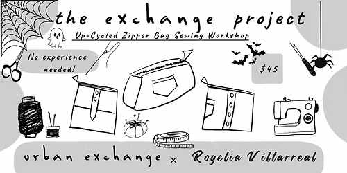 The Exchange Project -Upcycled Zipper Bag
