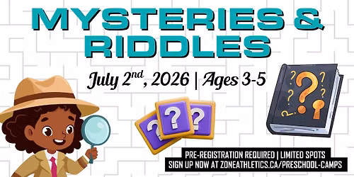 Mysteries & Riddles Preschool Camp