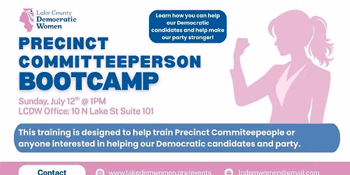 Precinct Committeeperson Bootcamp