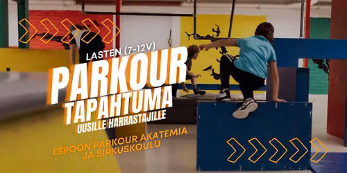 Lasten parkourtapahtuma Espoossa