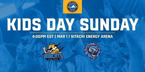 KIDS DAY SUNDAY 2 vs Pee Dee IceCats