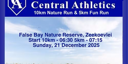 Central Athletics 10km Nature Run and 5km Fun Run 2025