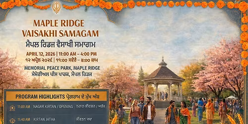 Maple Ridge Vaisakhi Samagam