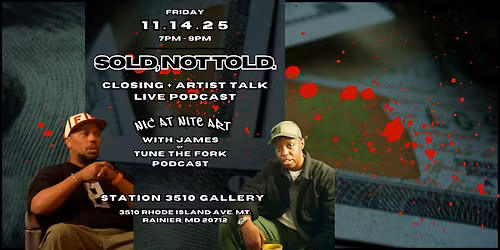 Artist Talk + Live Podcast