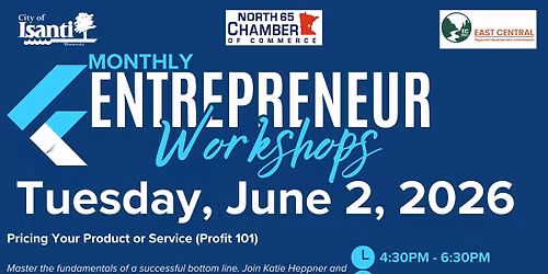 Isanti Entrepreneur Workshops - June Session 
