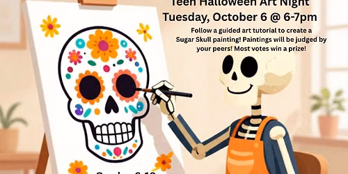Teen Halloween Art Night Grades 6-12