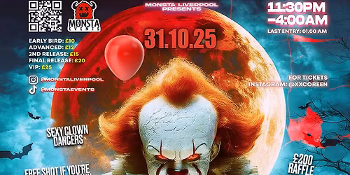 Monsta Liverpool Presents: Twisted Circus @Sensations Liverpool