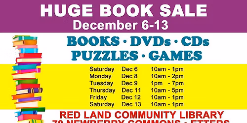 Huge Winter Book Sale