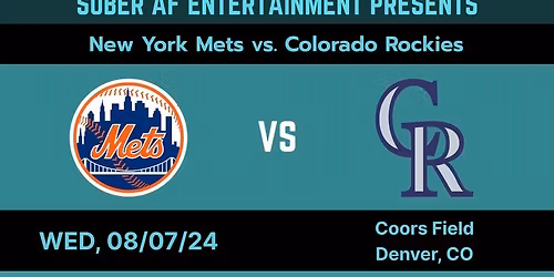 New York Mets at Colorado Rockies at Coors Field
