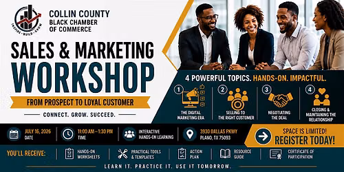 Sales & Marketing Workshop: From Prospect to Loyal Customer