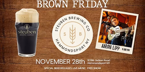 Brown Friday with Aaron Lipp!