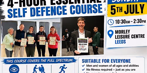 4hr Essential Self Defence Course