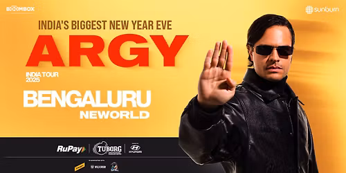 Sunburn Arena NYE ft. ARGY - Bengaluru