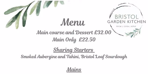 Sunday Roast by Bristol Garden Kitchen 