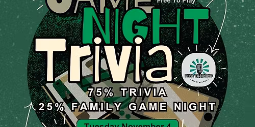 'Game Night' Trivia at Micky's North Liberty (Nov 4)