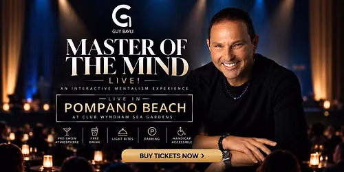 Guy Bavli - Master of the Mind - LIVE in Pompano Beach (Mentalist & Comedy)
