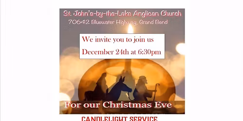 Christmas Eve Candlelight Service at St. John\u2019s By-the-Lake, Grand Bend