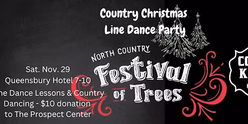 Festival Of Trees Country Christmas Line Dance Party (Benefits Prospect Center)