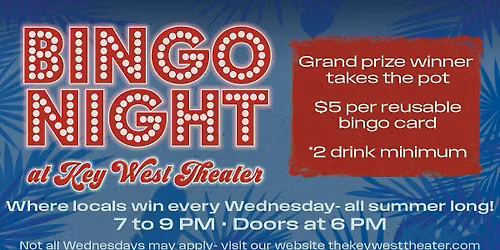 BINGO & BEATZ with DJ Sanaris at Key West Theater