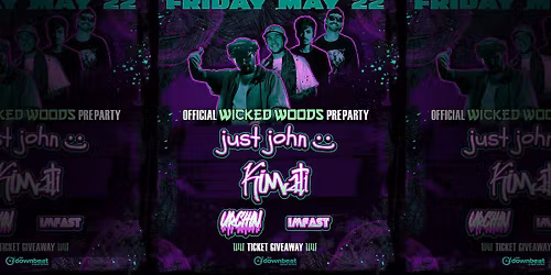 Wicked Woods Pre-Party Victoria w Just John & Kimati @ The Downbeat
